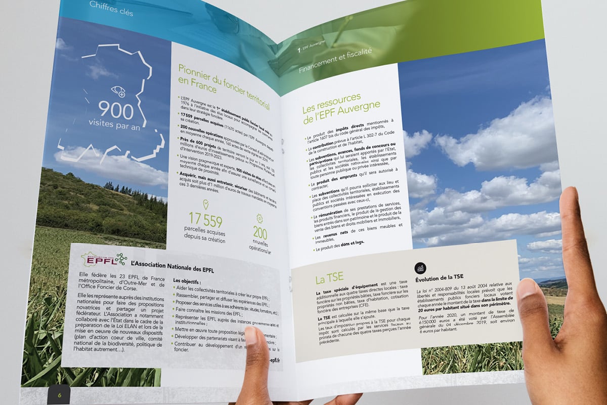 Plateforme de marque - Brochure EPF Auvergne - Agence ginsao